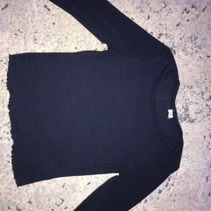 Blue long sleeve shirt